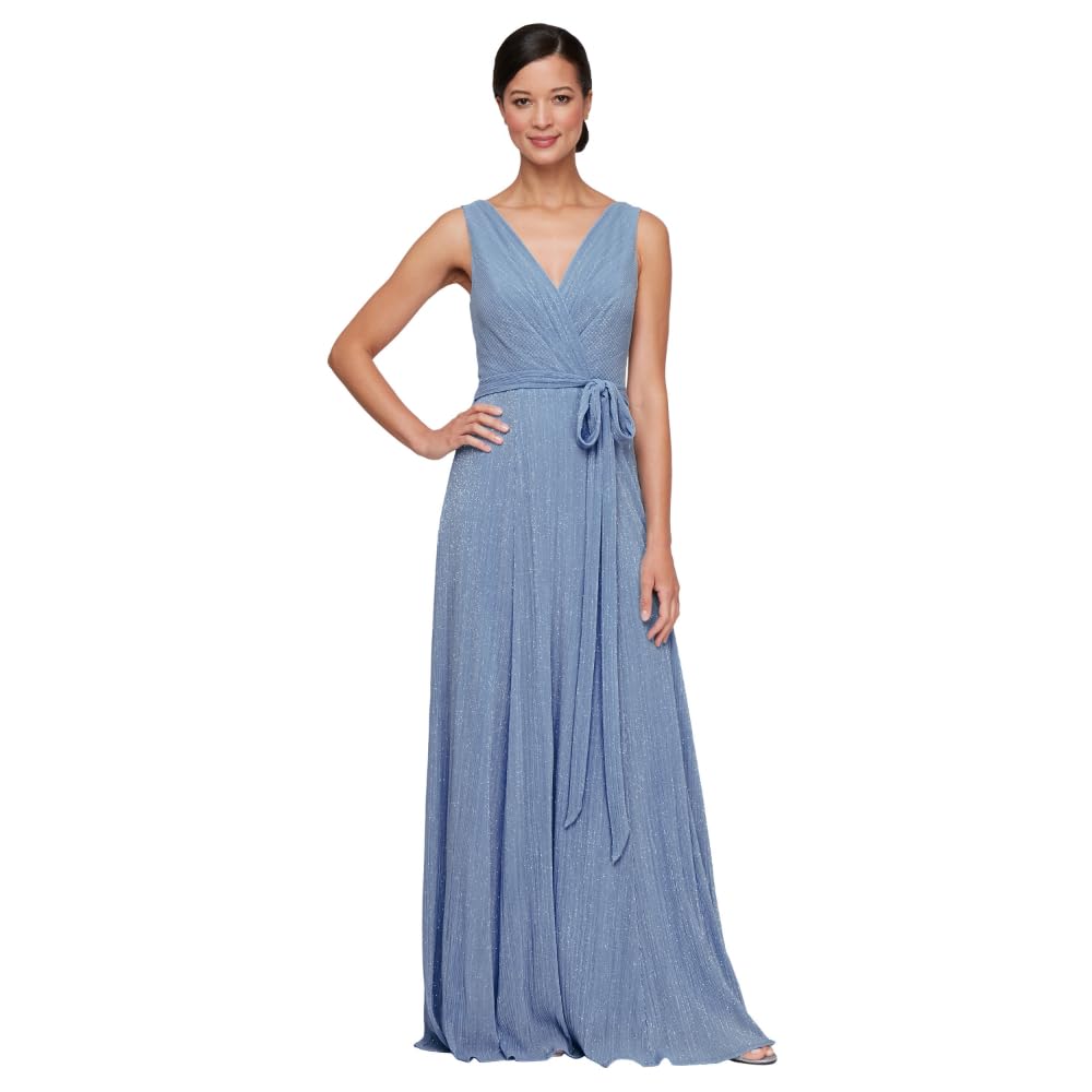 Amazon.com: Alex Evenings Women's Sleeveless V-Neck Long A